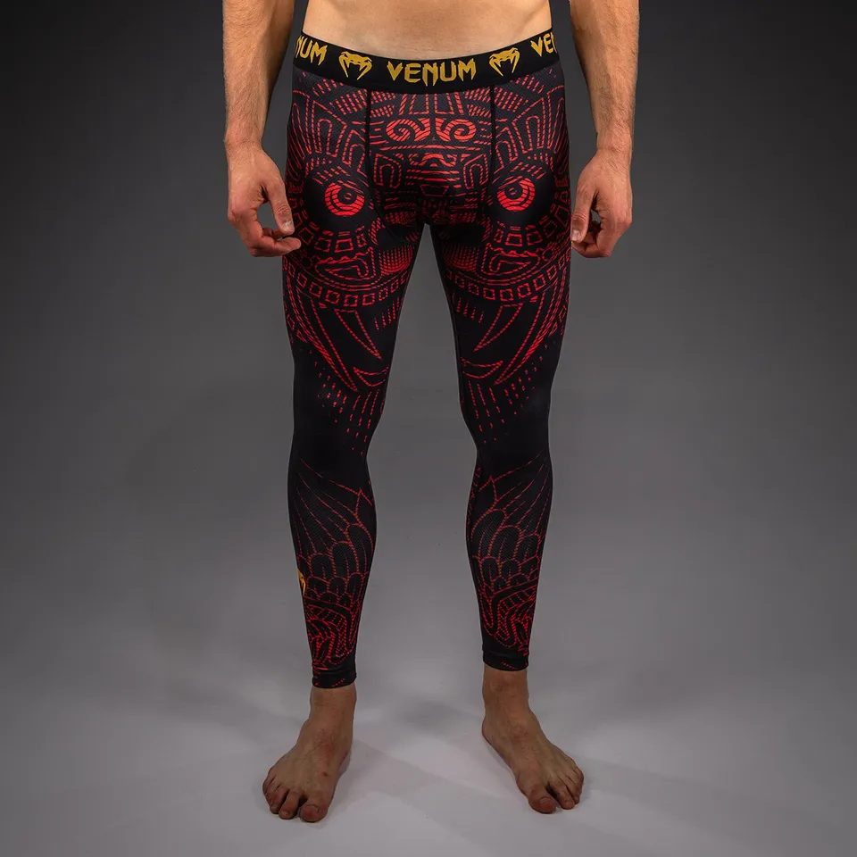 venum-quetzal-fury-spats-kompressionstights-schwarz-fury-rot-tangerine image 1