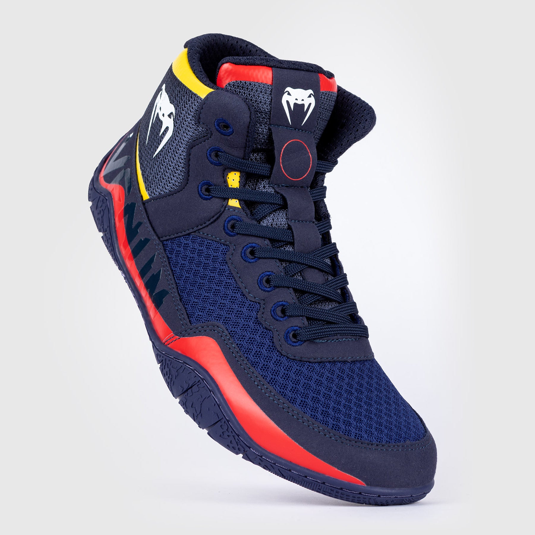 venum-elite-wrestling-schuhe-blau-gelb image 8