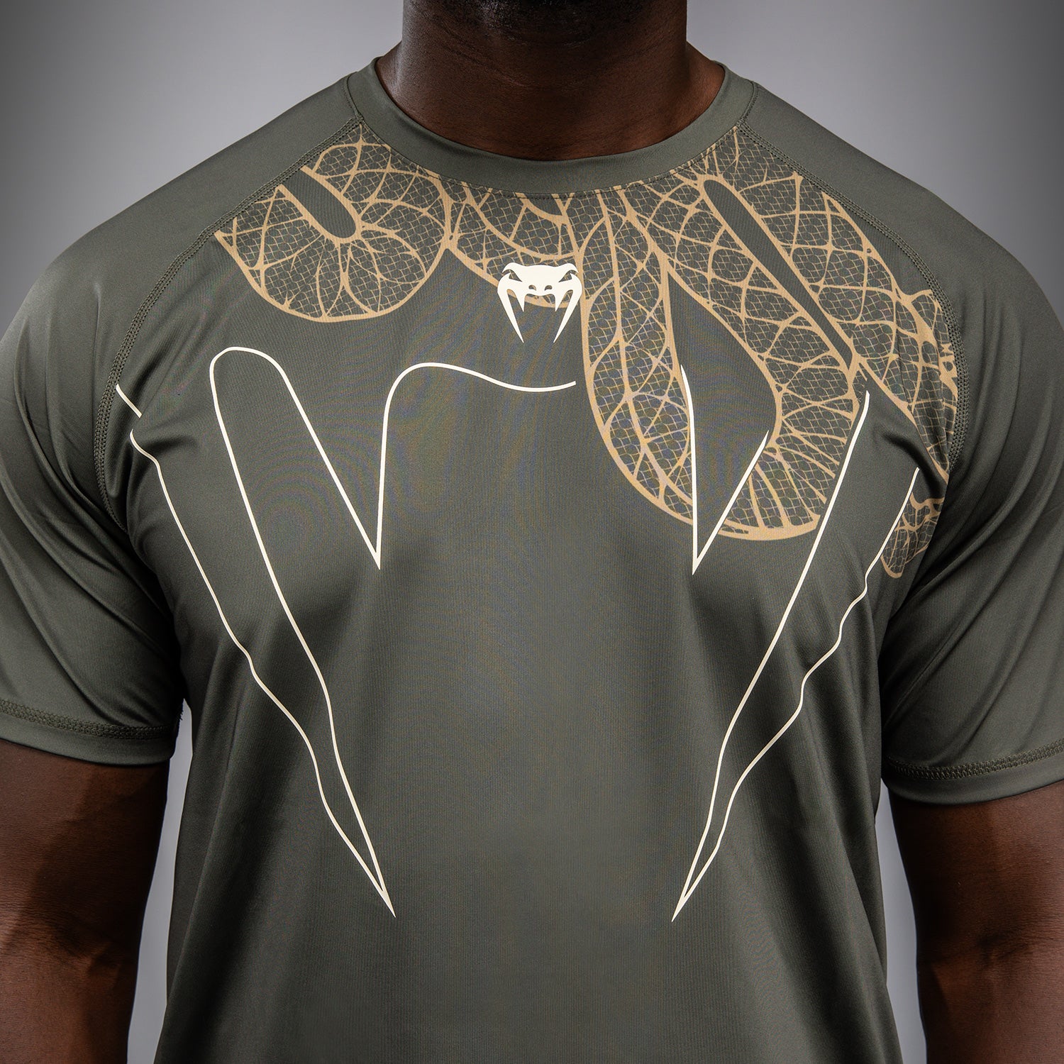 venum-serpenti-dry-tech-t-shirt-khaki-bronze-ivory image 6