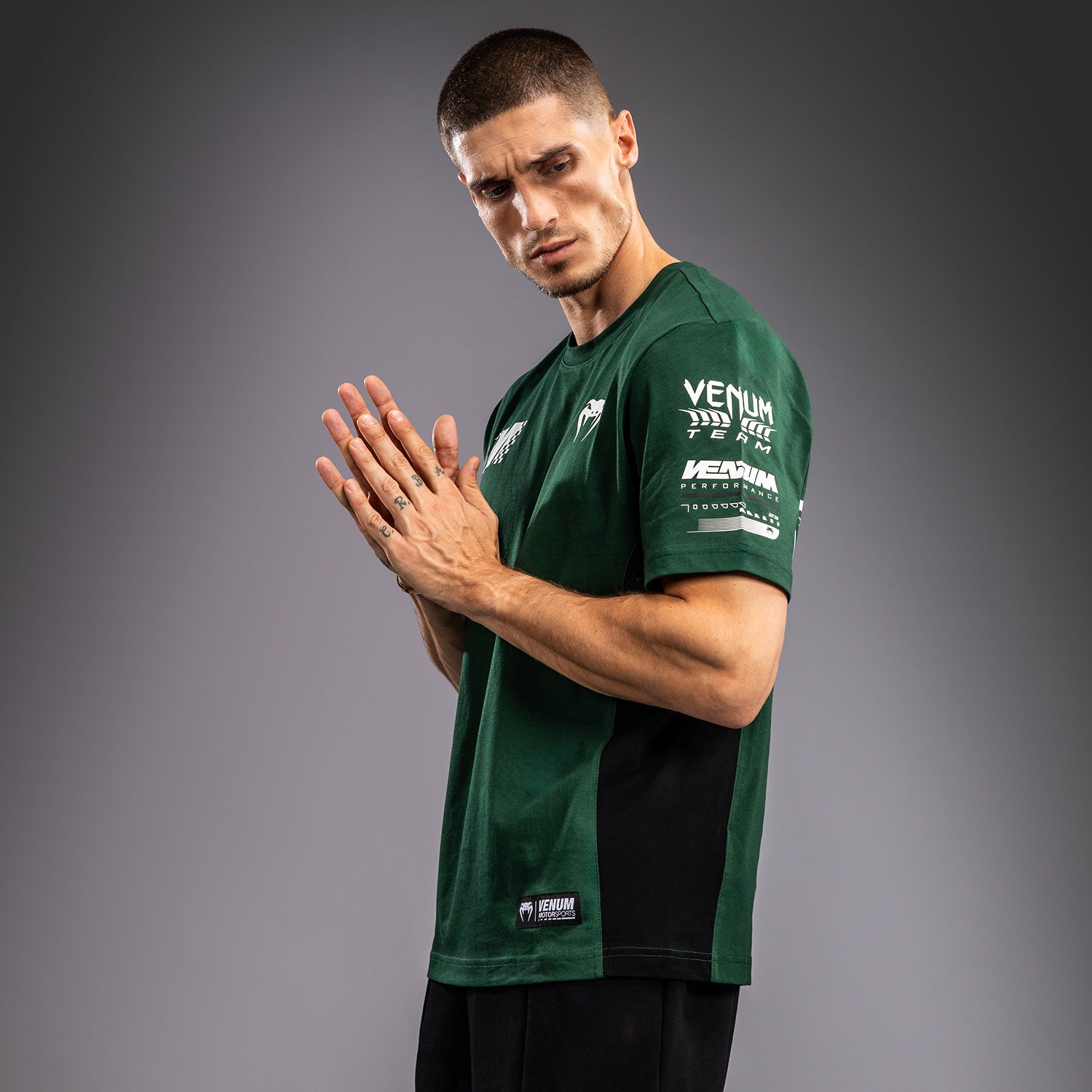 venum-motorsport-t-shirt-herren-tiefes-wald-gr-n image 4