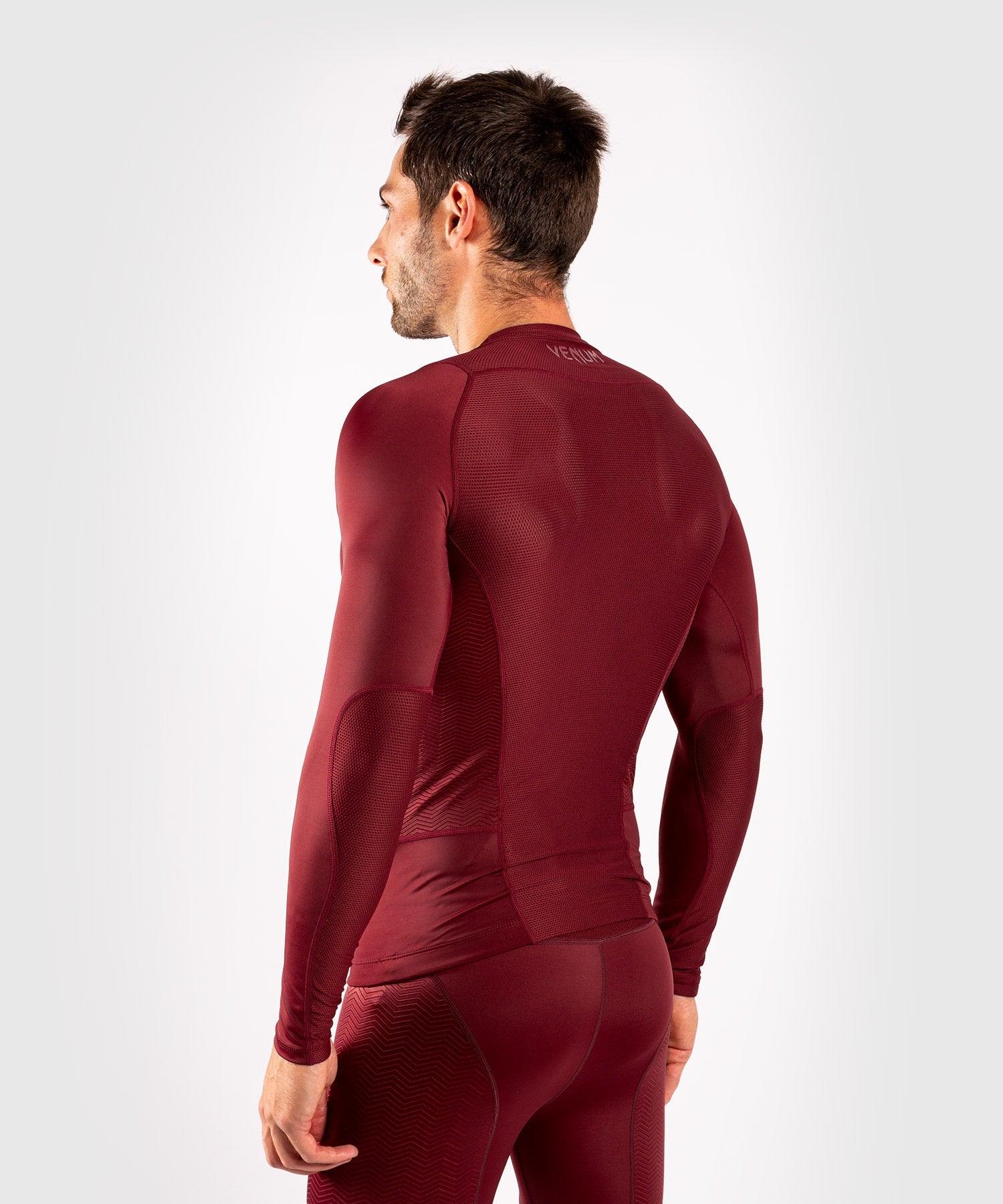 venum-g-fit-rashguard-langarm-burgundrot image 3