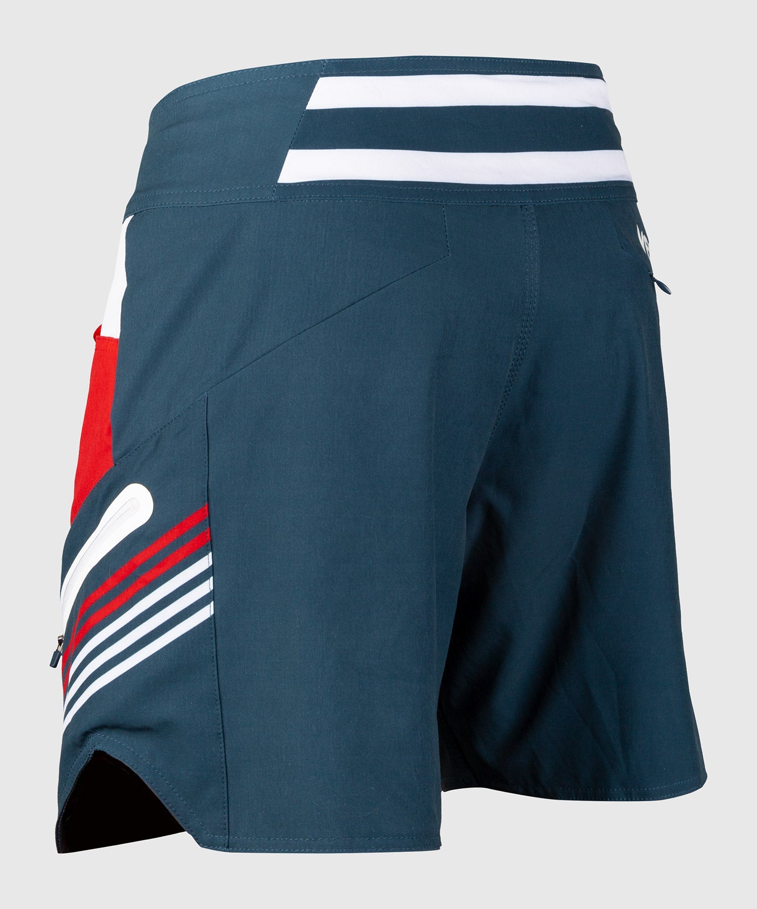 venum-cargo-badeshorts-herren-dunkelblau-himbeere-wei image 3