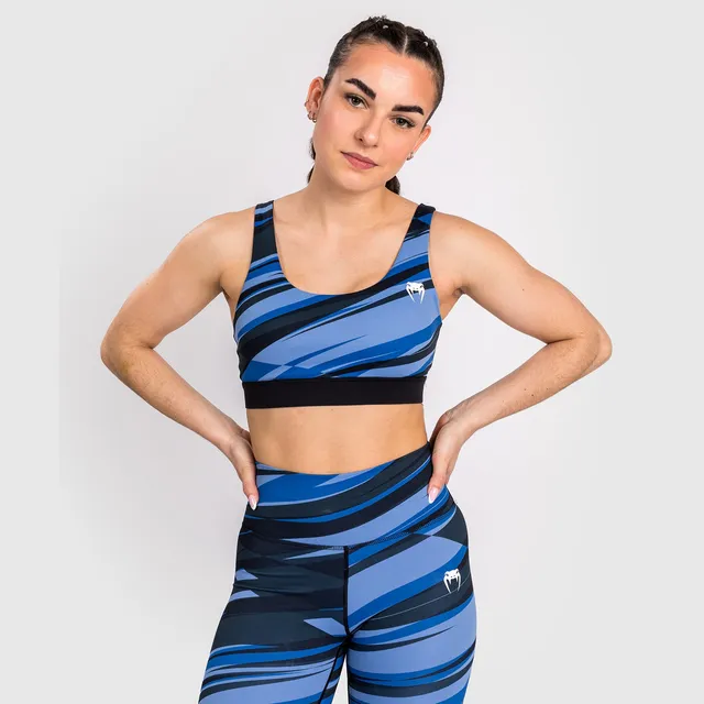 venum-abyss-frauen-sport-bh-schattenblau-schwarz image 1