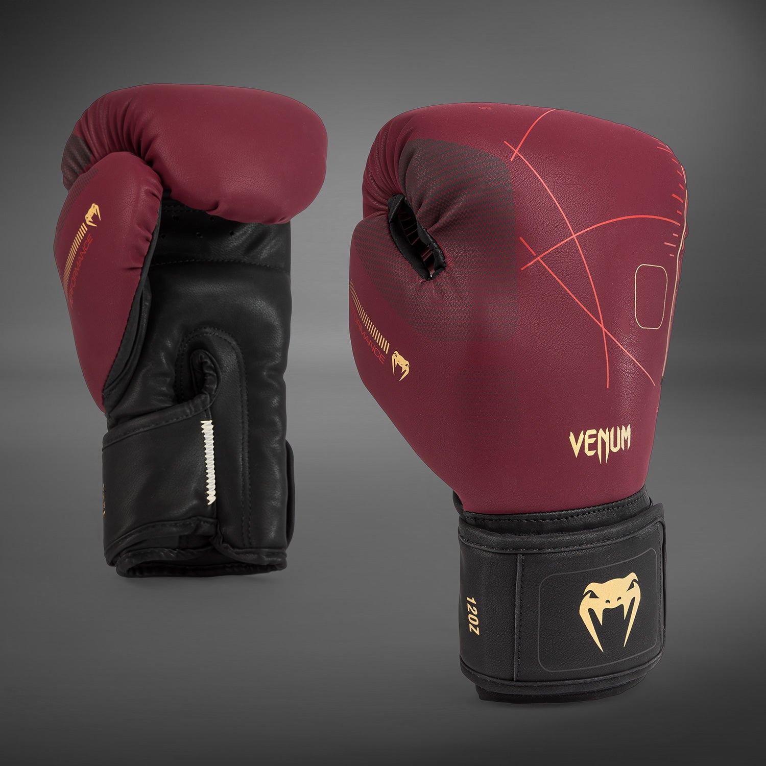 venum-tactical-xt-boxhandschuhe-schwarz-burgund-gold image 2