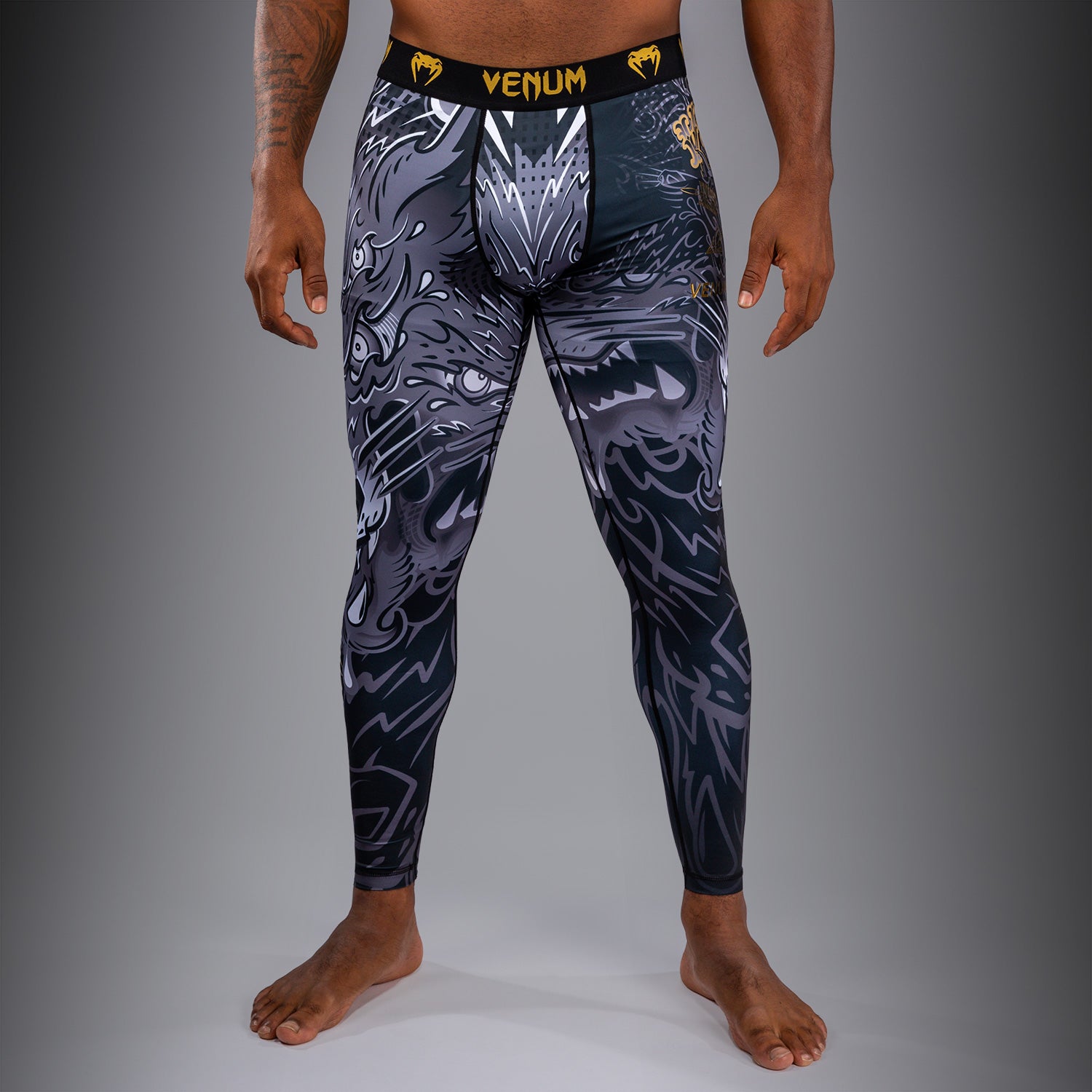 venum-wolf-atak-spats-schwarz-grau image 1