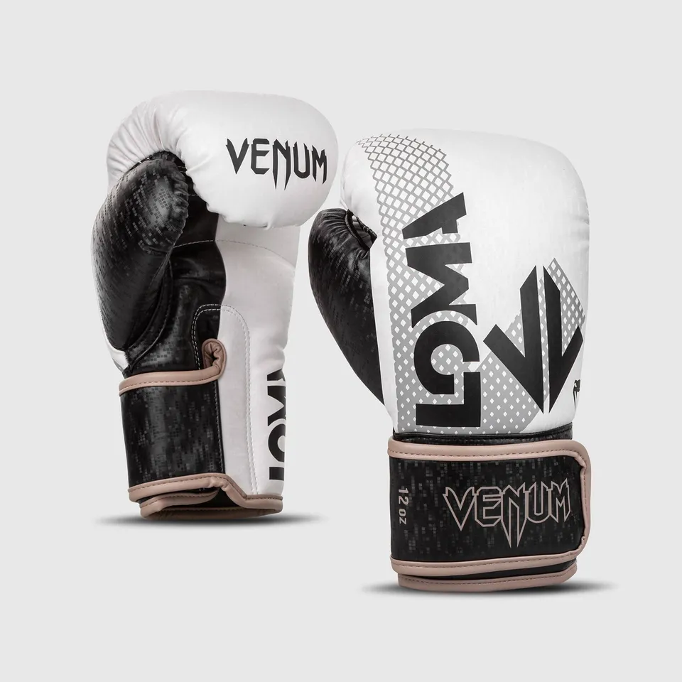 venum-arrow-loma-edition-boxhandschuhe-schwarz-wei image 1