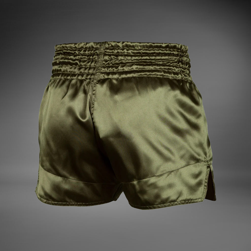 venum-classic-muay-thai-shorts-khaki-schwarz-damen image 2