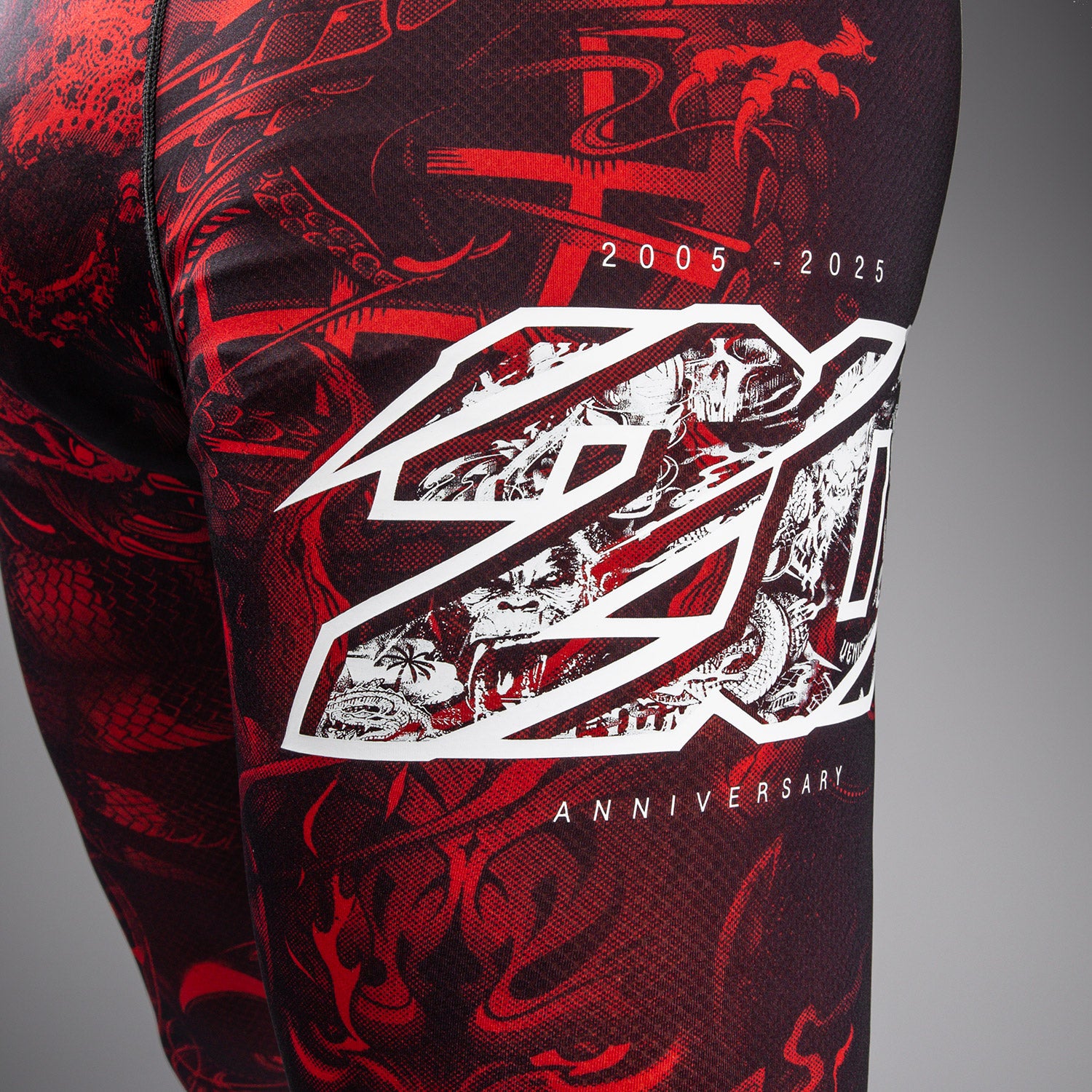 venum-20th-anniversary-spats-herren-schwarz-rot image 6
