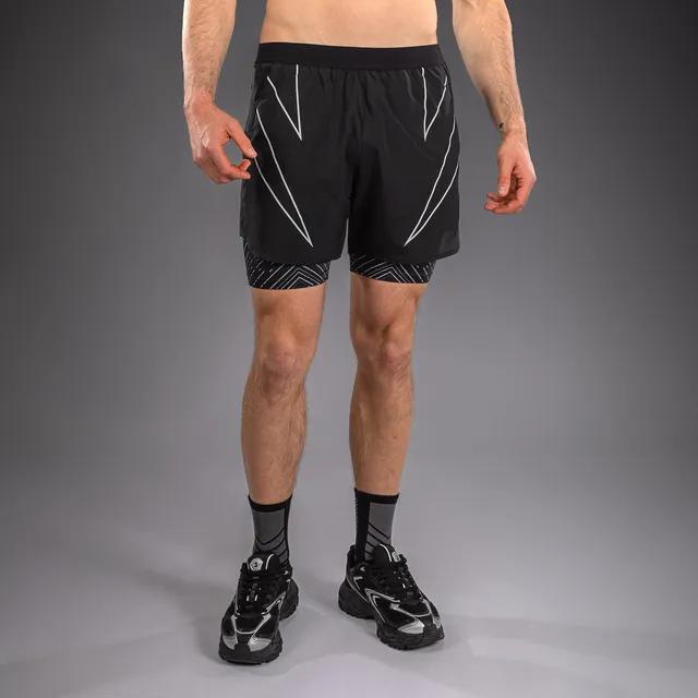 venum-midnight-fury-trainingsshorts-mitternachtsblau-grau-silber image 1