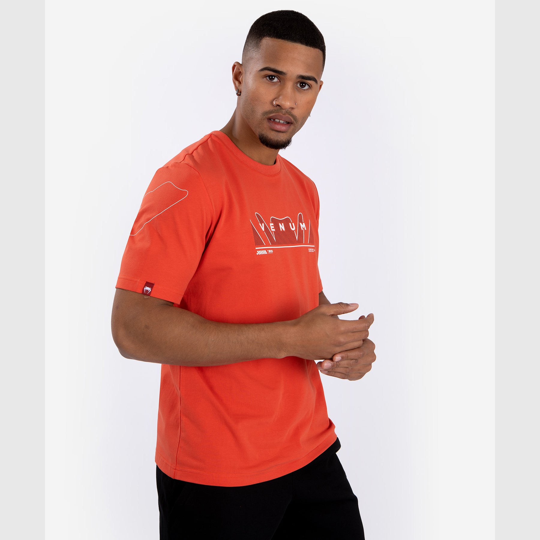 venum-snake-print-t-shirt-fluo-orange-herren image 4