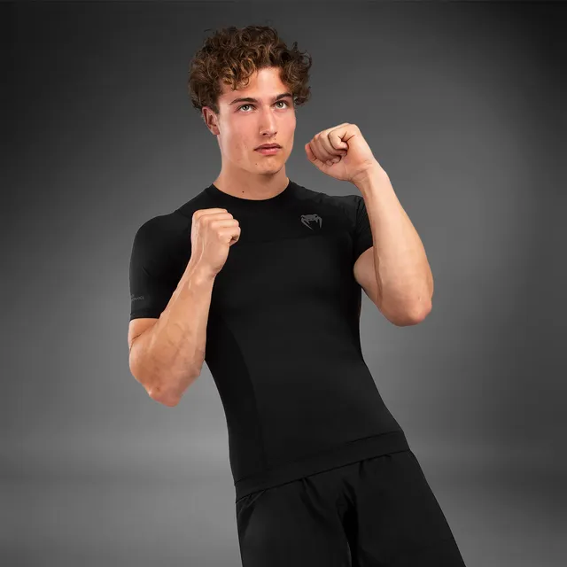 venum-g-fit-air-rashguard-kurzarm-schwarz-herren-kompressionsshirt image 1