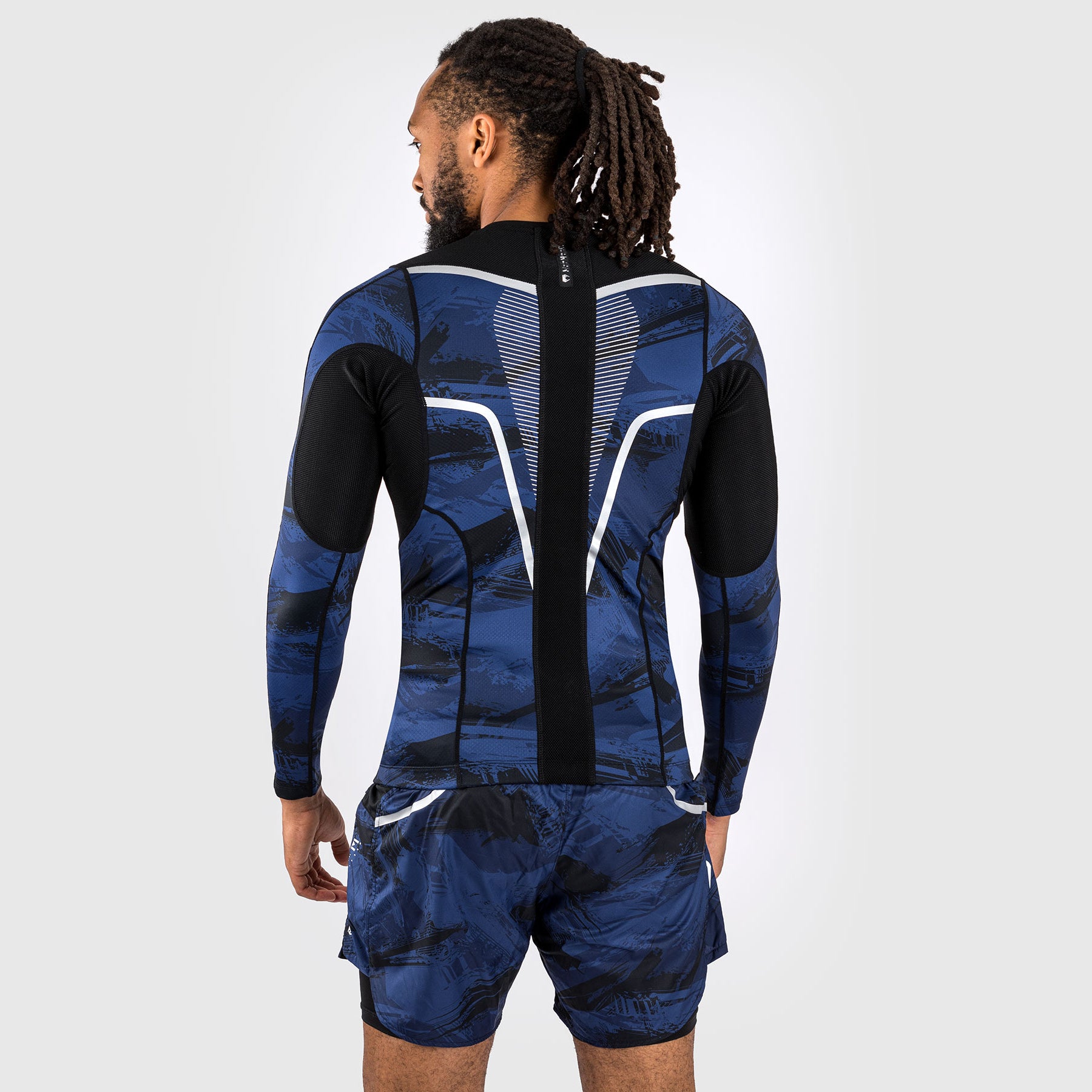 venum-electron-3-0-rashguard-langarm-herren-marineblau image 3