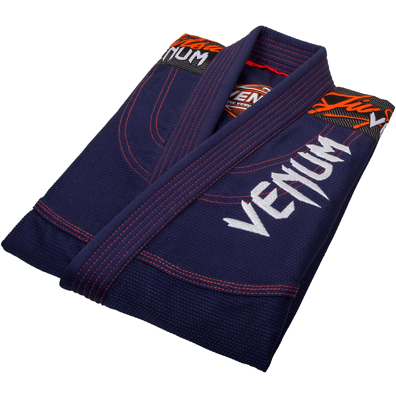 venum-challenger-3-0-bjj-gi-marineblau-orange image 5