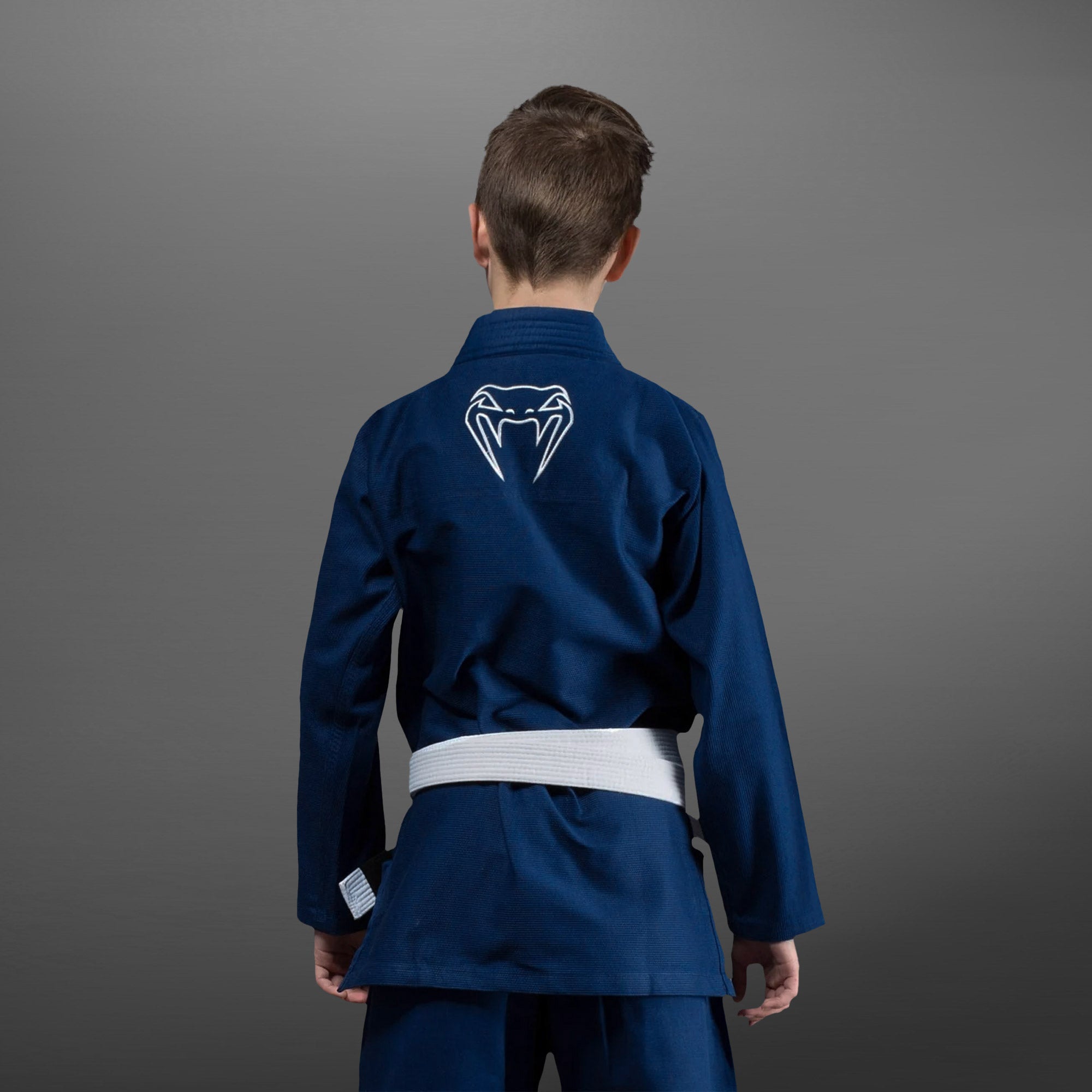 venum-contender-kids-bjj-gi-marineblau-inkl-wei-gurt image 2