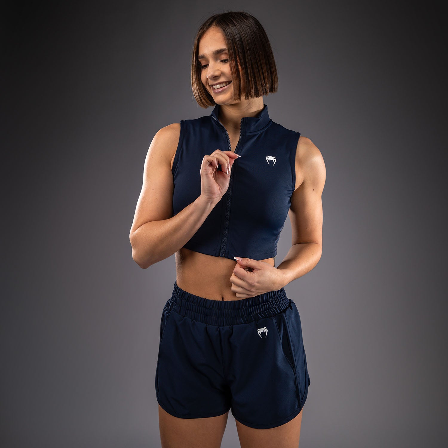 venum-sculpt-shape-crop-top-damen-marineblau image 2