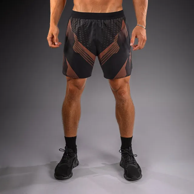 venum-no-gi-6-0-trainingsshorts-schwarz-braun-2-in-1-mma-bjj-shorts image 1