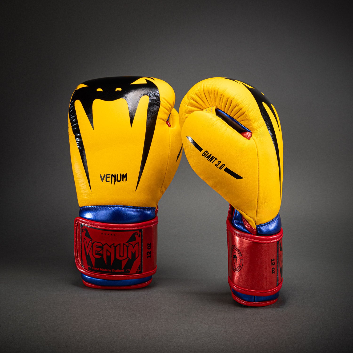 venum-giant-3-0-boxhandschuhe-gelb-blau-rot-nappaleder image 2