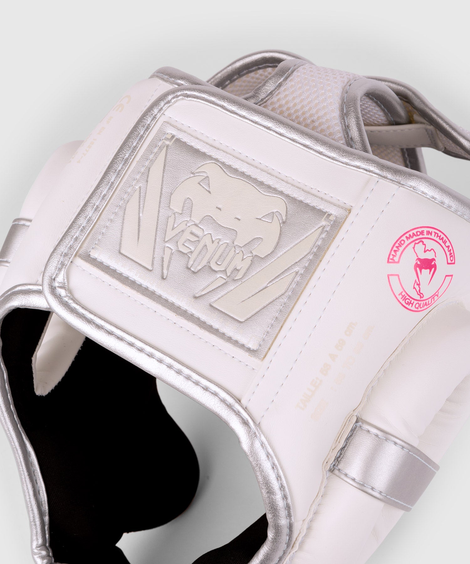 venum-elite-kopfschutz-wei-silber-rosa image 4