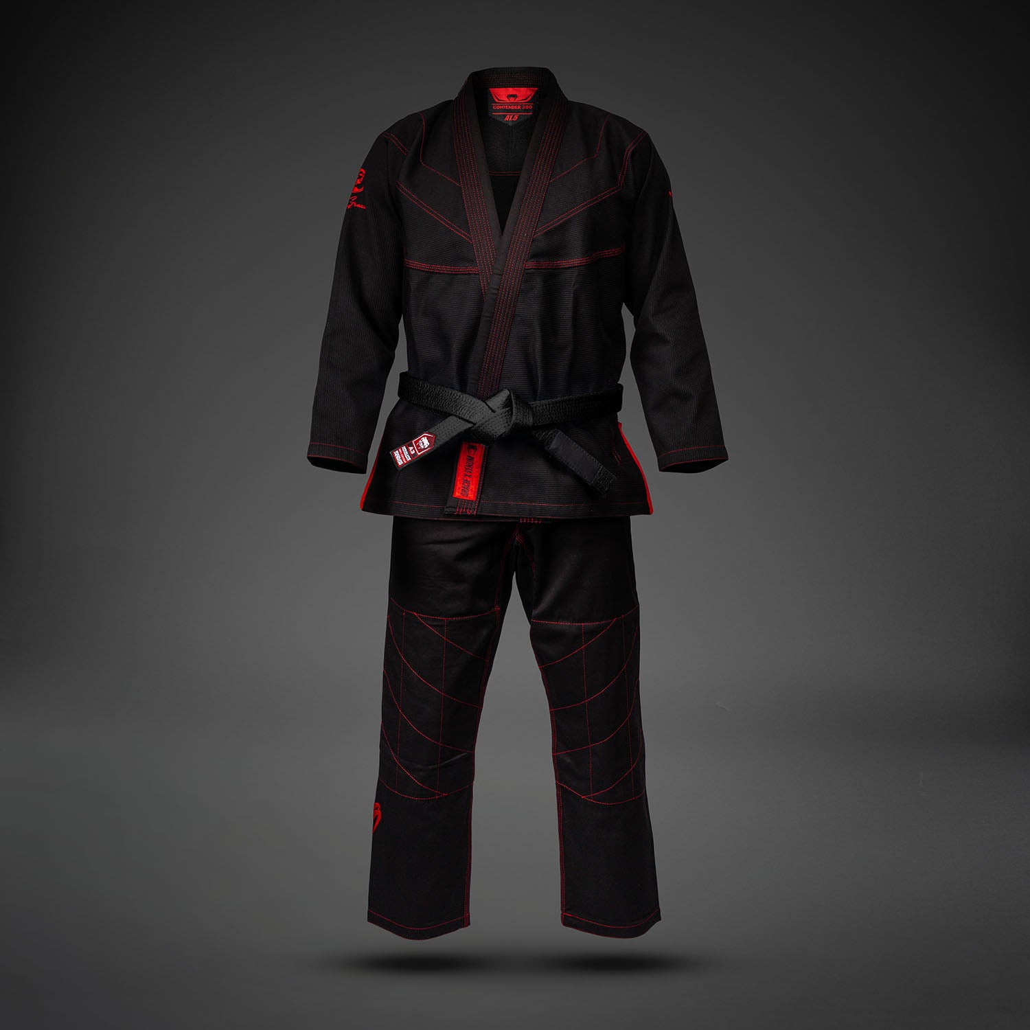 venum-x-roger-gracie-signature-bjj-gi-schwarz-rot image 1