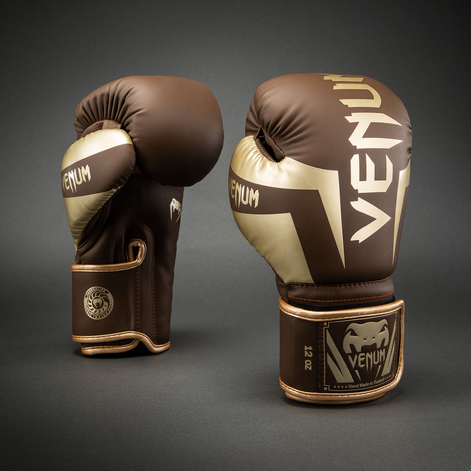 venum-elite-boxhandschuhe-dunkelbraun image 2