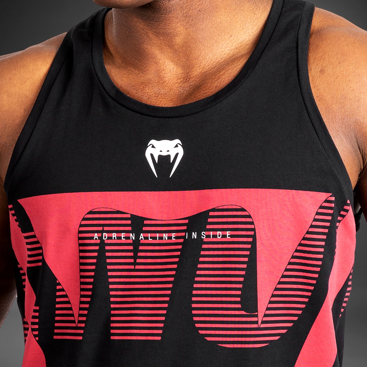 venum-adrenaline-herren-tank-top-rot-schwarz image 5