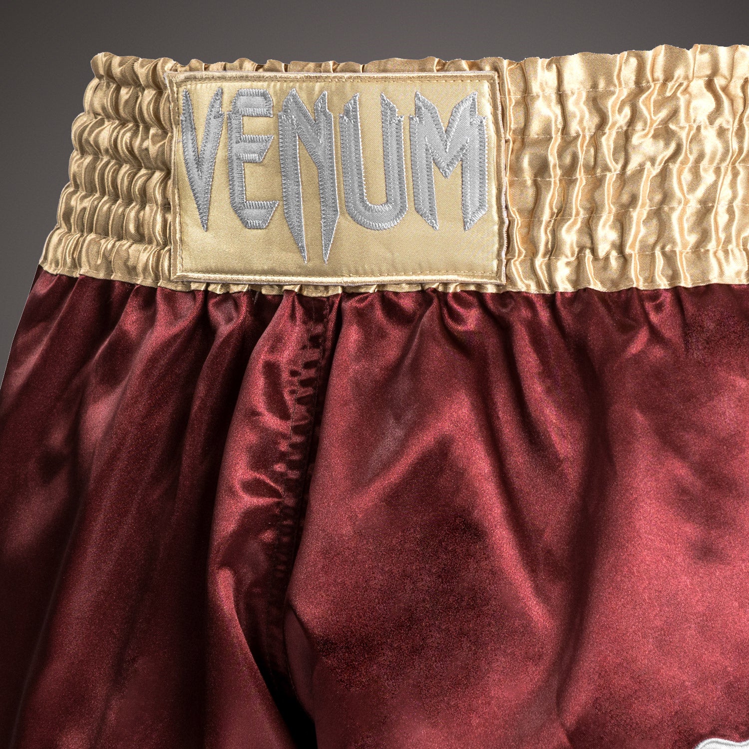 venum-classic-muay-thai-shorts-burgund-gold-wei image 4
