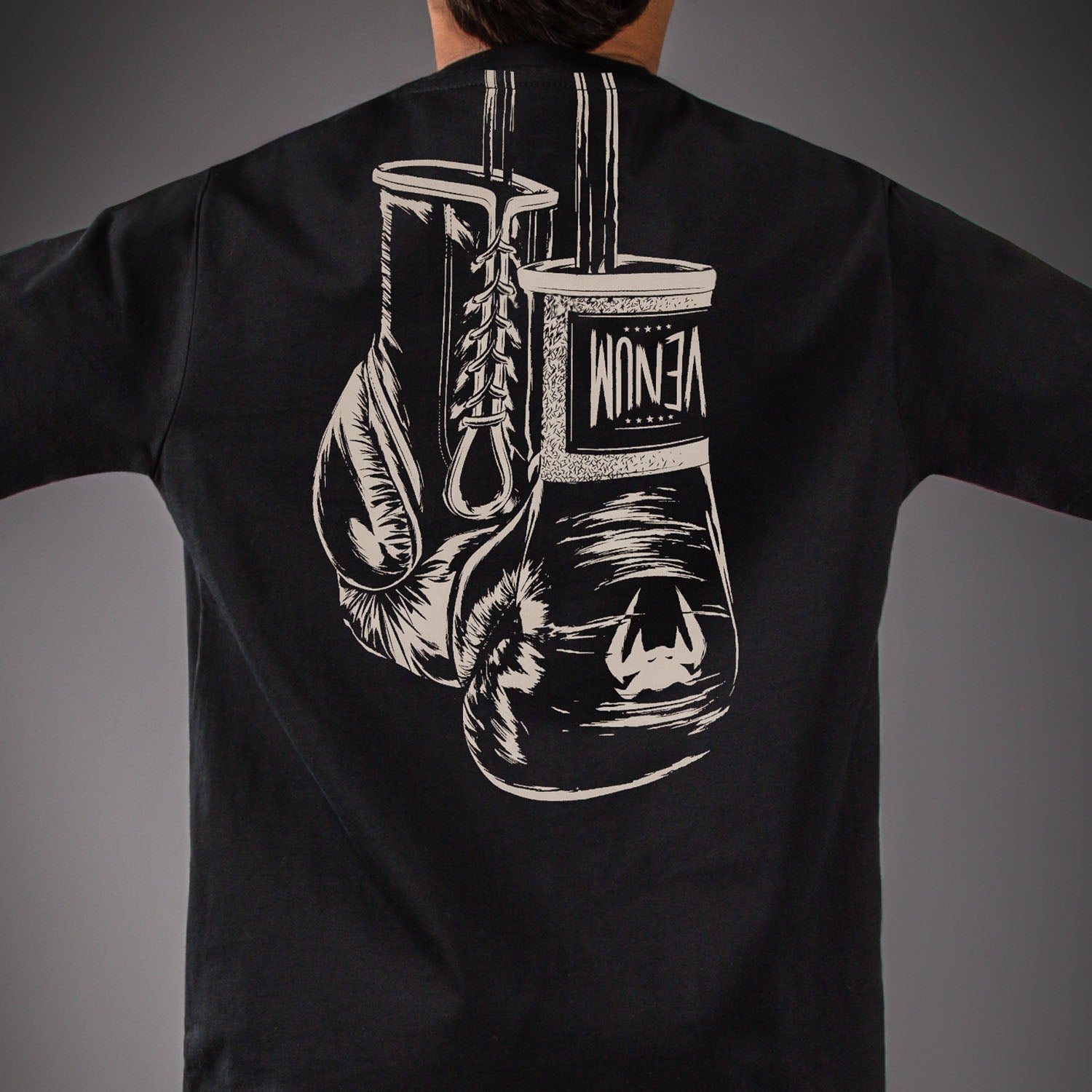 venum-fight-icon-t-shirt-baumwolle-schwarz-kids image 4