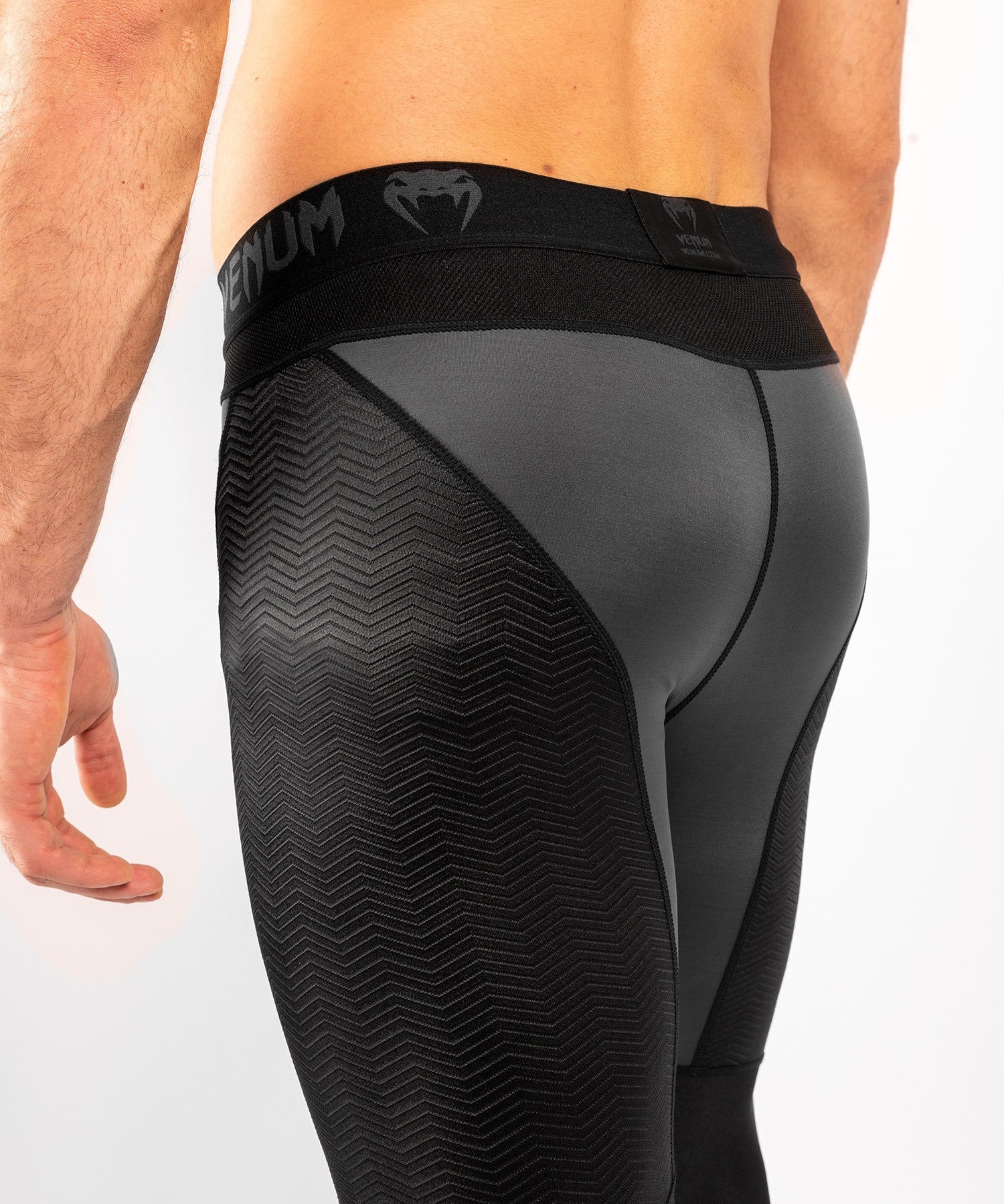 venum-g-fit-spats-kompressionshose-grau-schwarz image 6