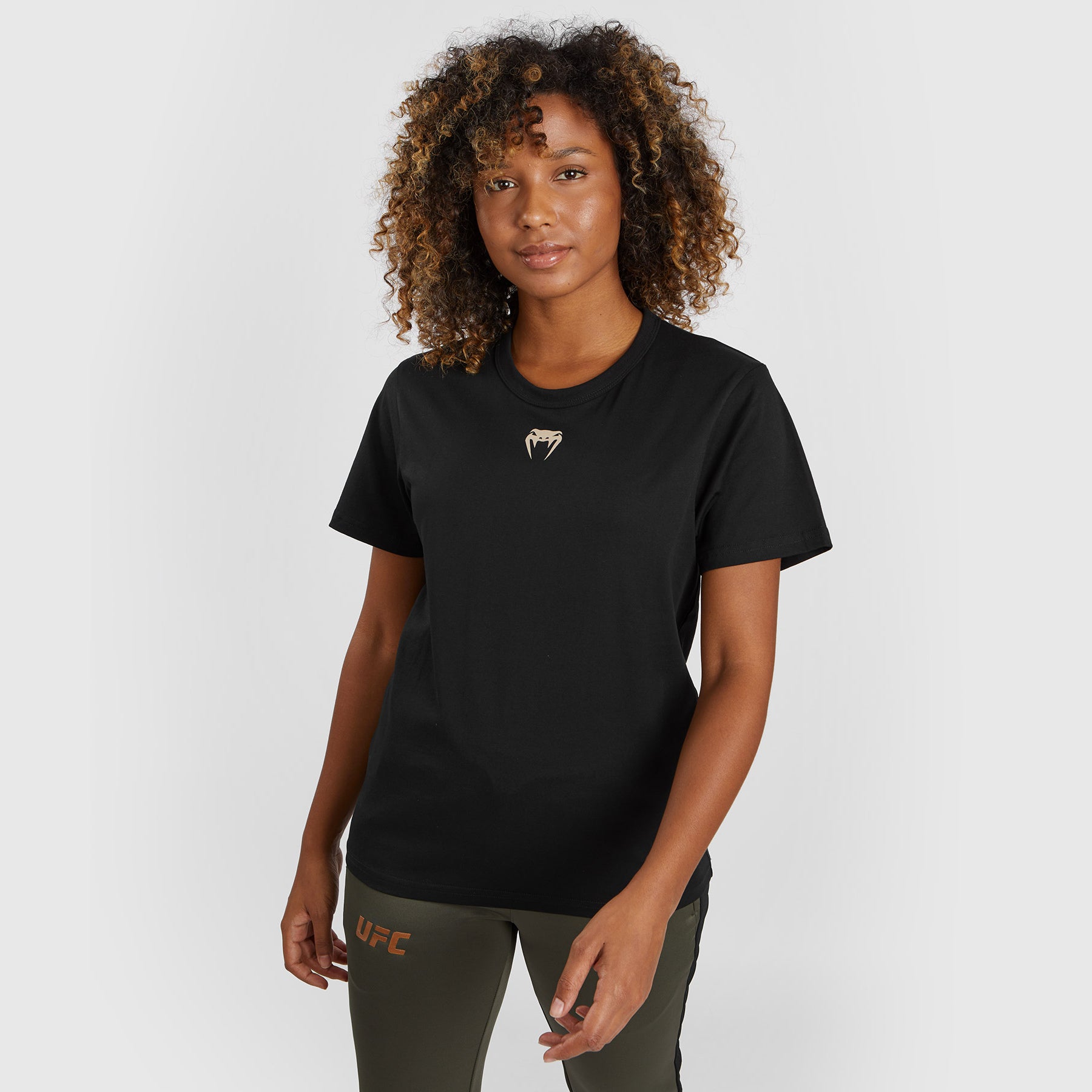ufc-adrenaline-by-venum-fight-week-t-shirt-damen-schwarz-baumwolle image 4