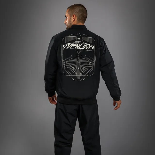 venum-eclipse-bomberjacke-herren-schwarz-ivory-wendbar image 1