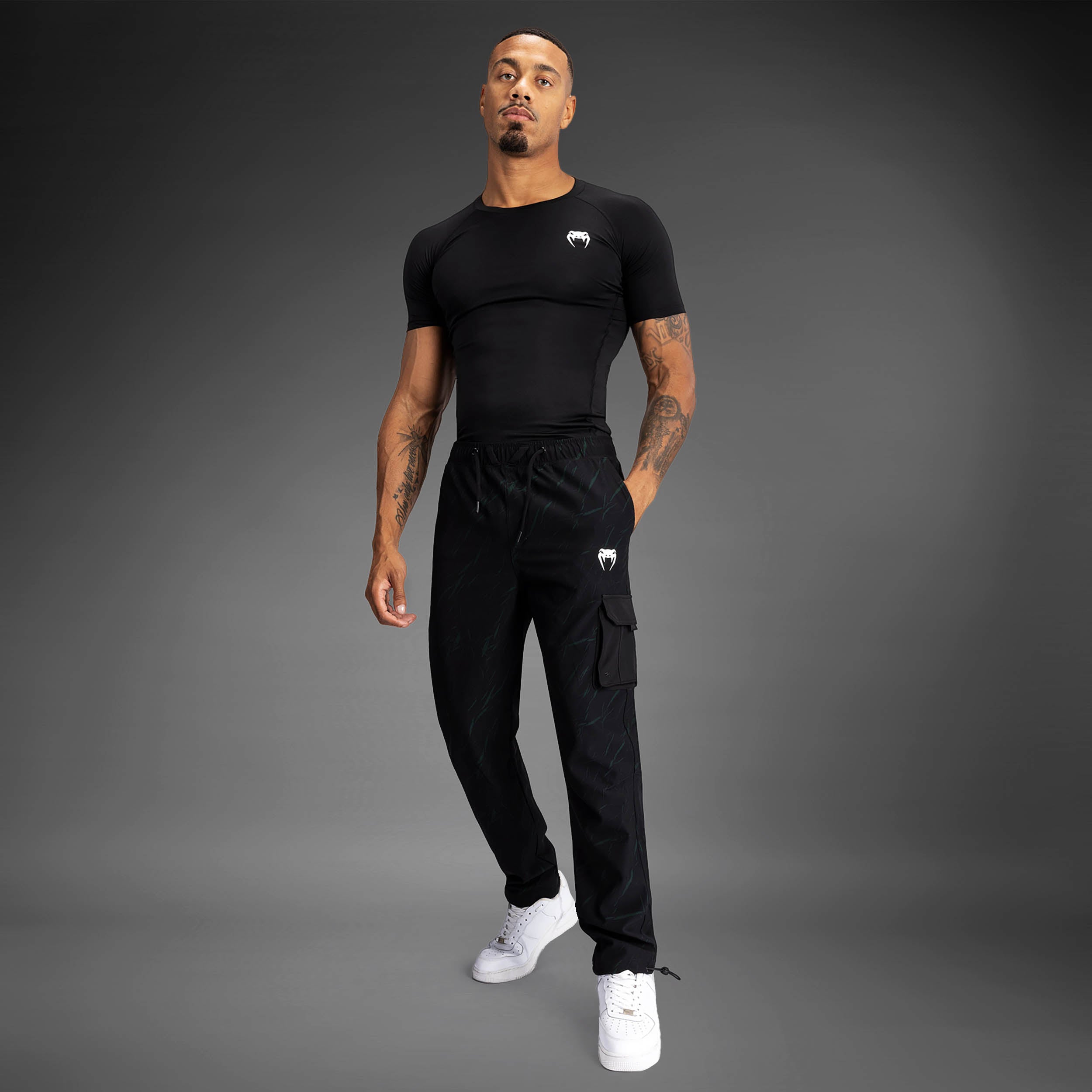 venum-trooper-herren-trainingshose-schwarz-waldgr-n image 6