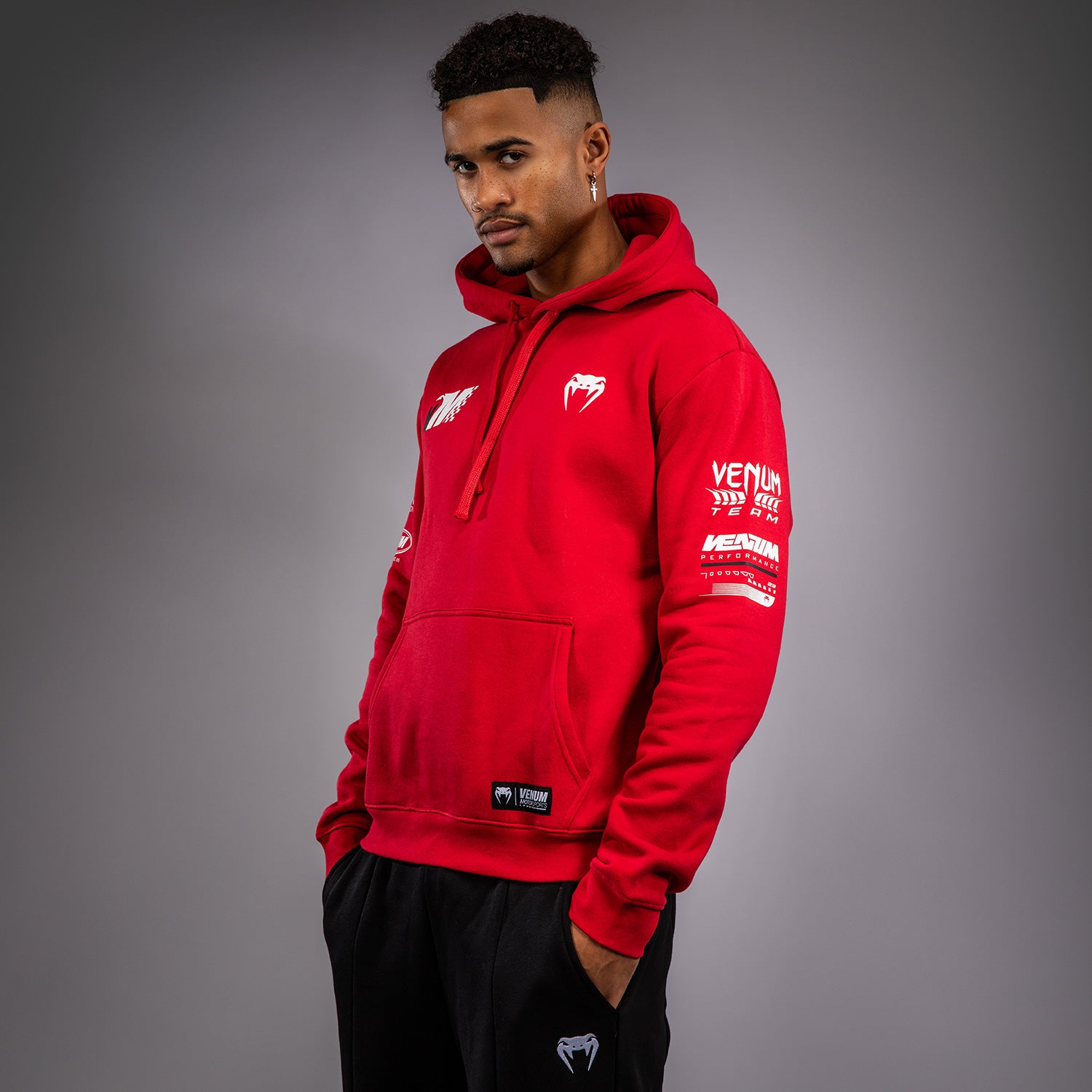 venum-motorsport-hoodie-herren-rennrot image 5