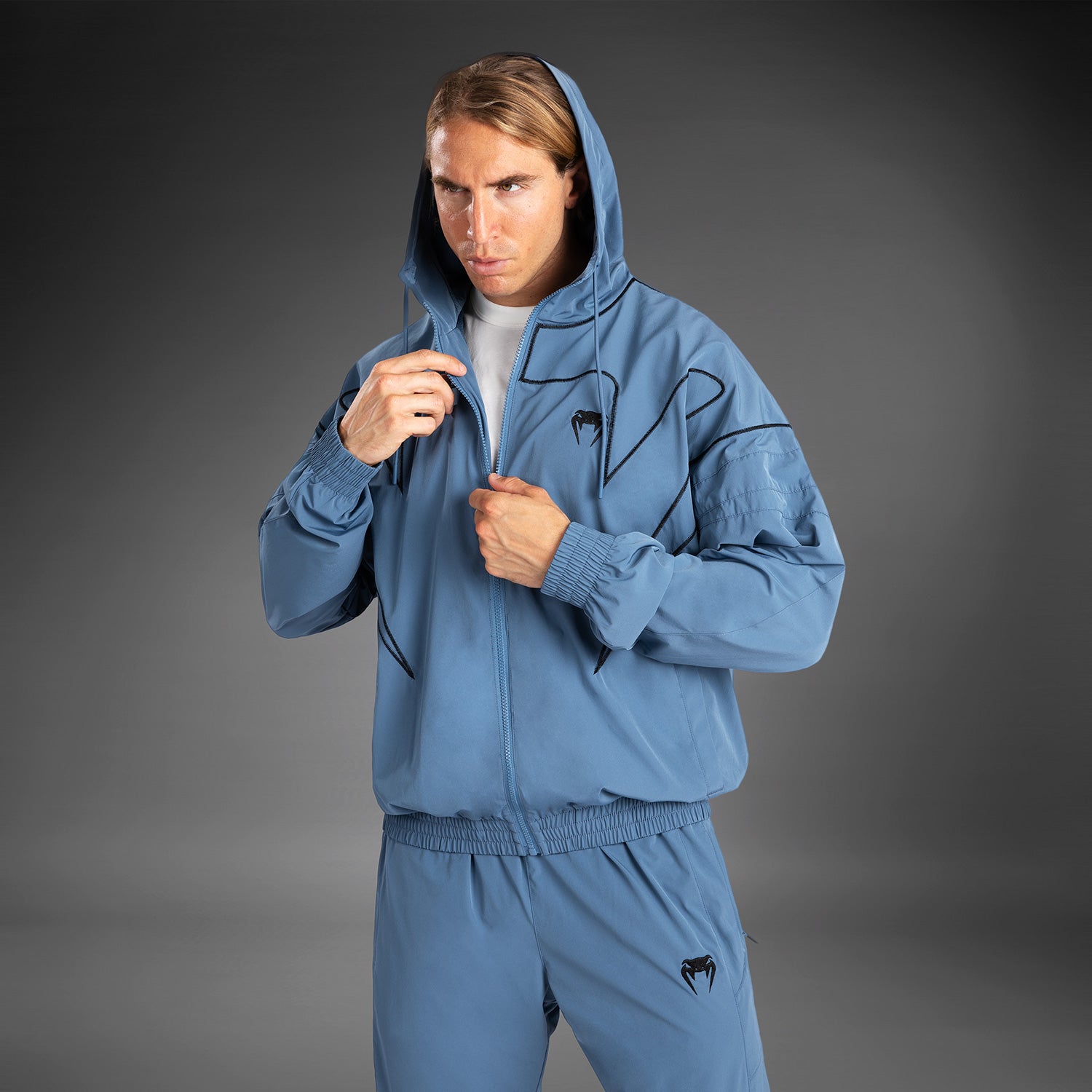 venum-attack-90-trainingsanzug-jacke-herren-blau-schwarz image 3