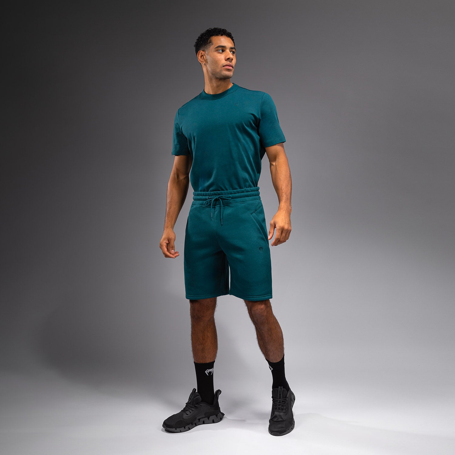 venum-silent-power-baumwollshorts-herren-pfauengr-n image 1