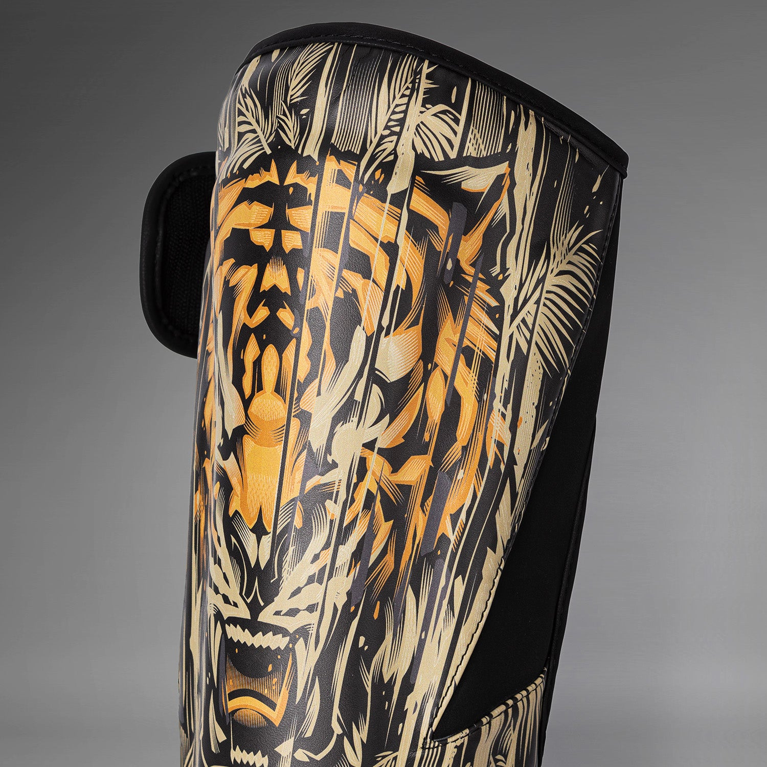 venum-tiger-schienbeinschoner-schwarz-neon-orange image 3