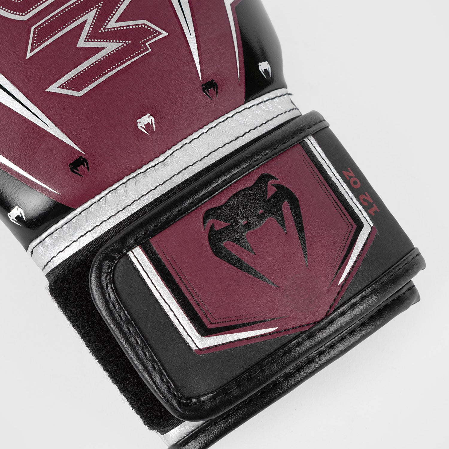 venum-elite-evo-boxhandschuhe-burgund-silber image 5