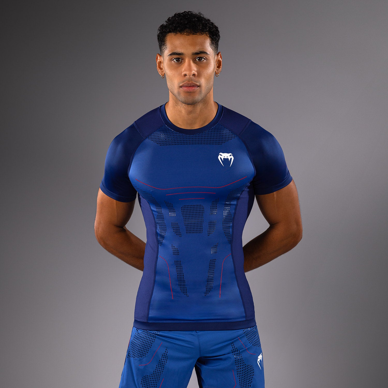 venum-technical-3-0-kurzarm-rashguard-nachtblau image 1