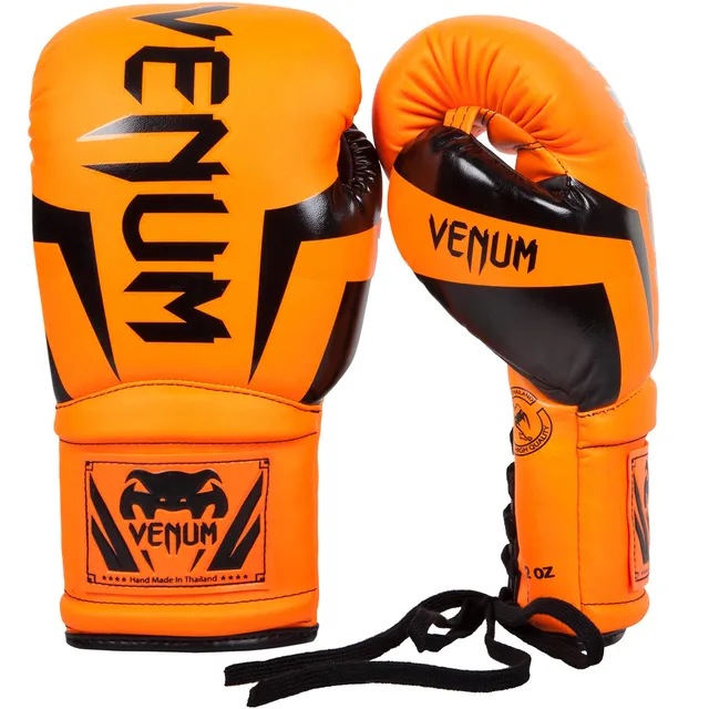 venum-elite-boxhandschuhe-mit-schn-rsenkeln-neo-orange image 1