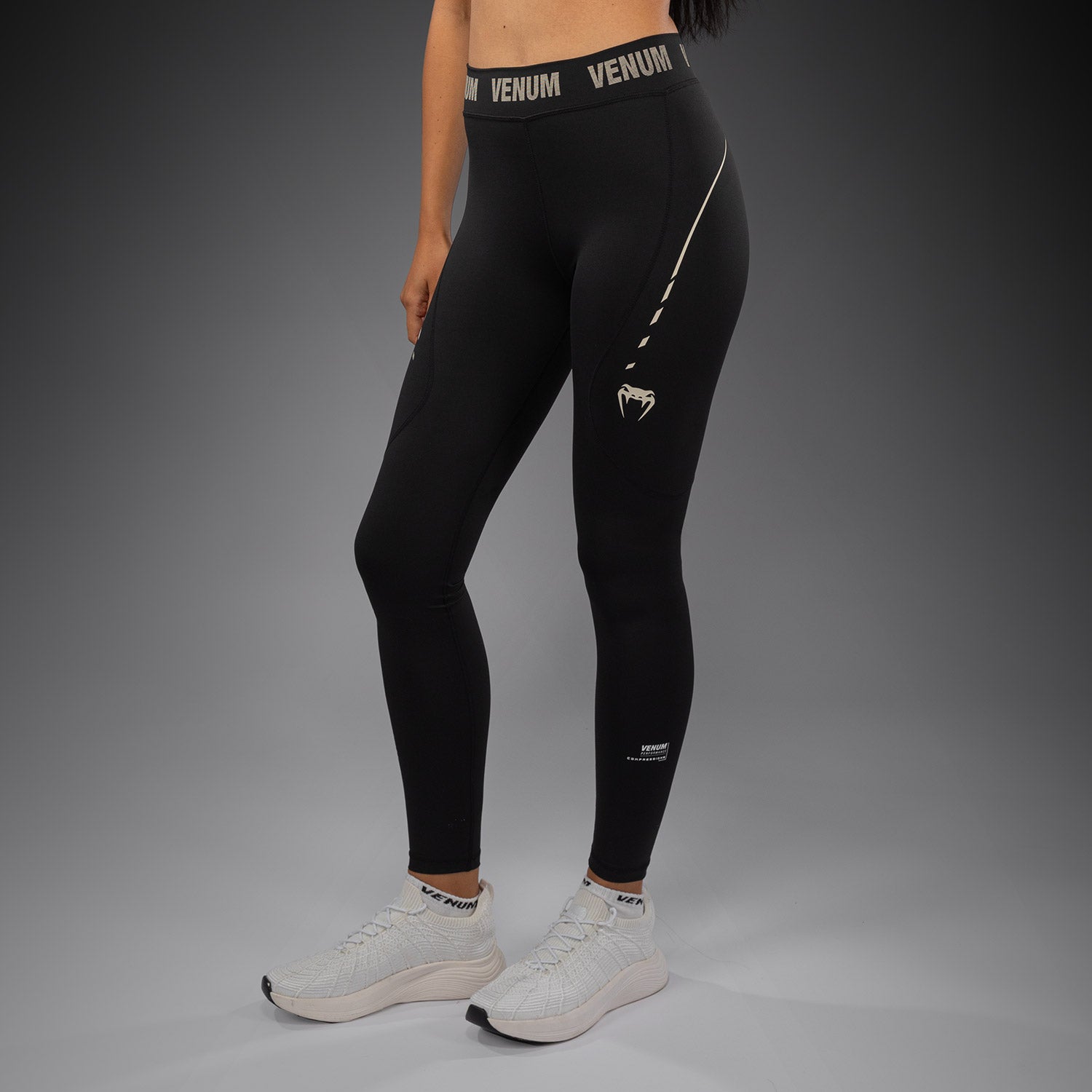 venum-adrenaline-damen-leggings-schwarz-elfenbein image 2