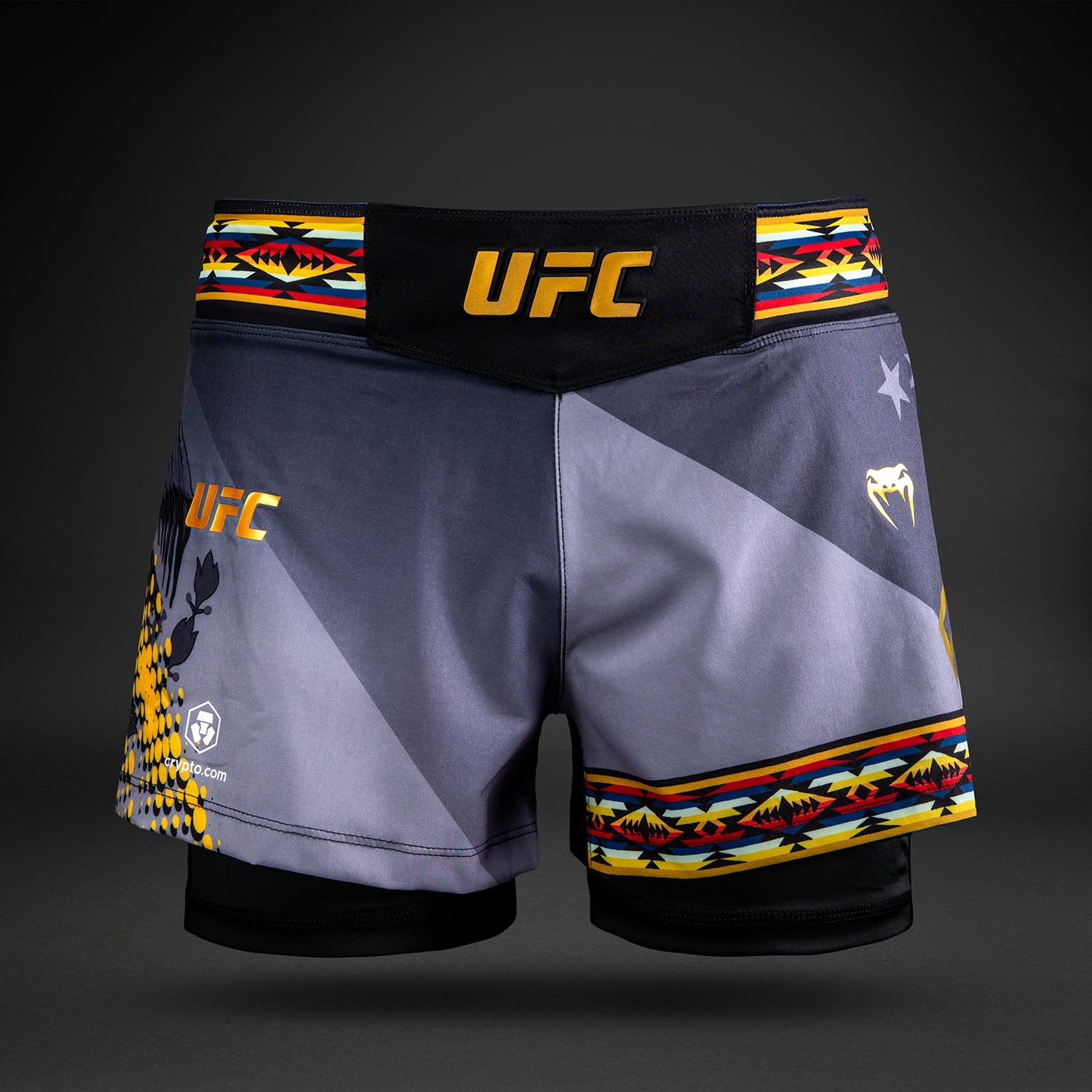 ufc-unrivaled-by-venum-julianna-pe-a-frauen-fight-short-slim-fit-schwarz image 2