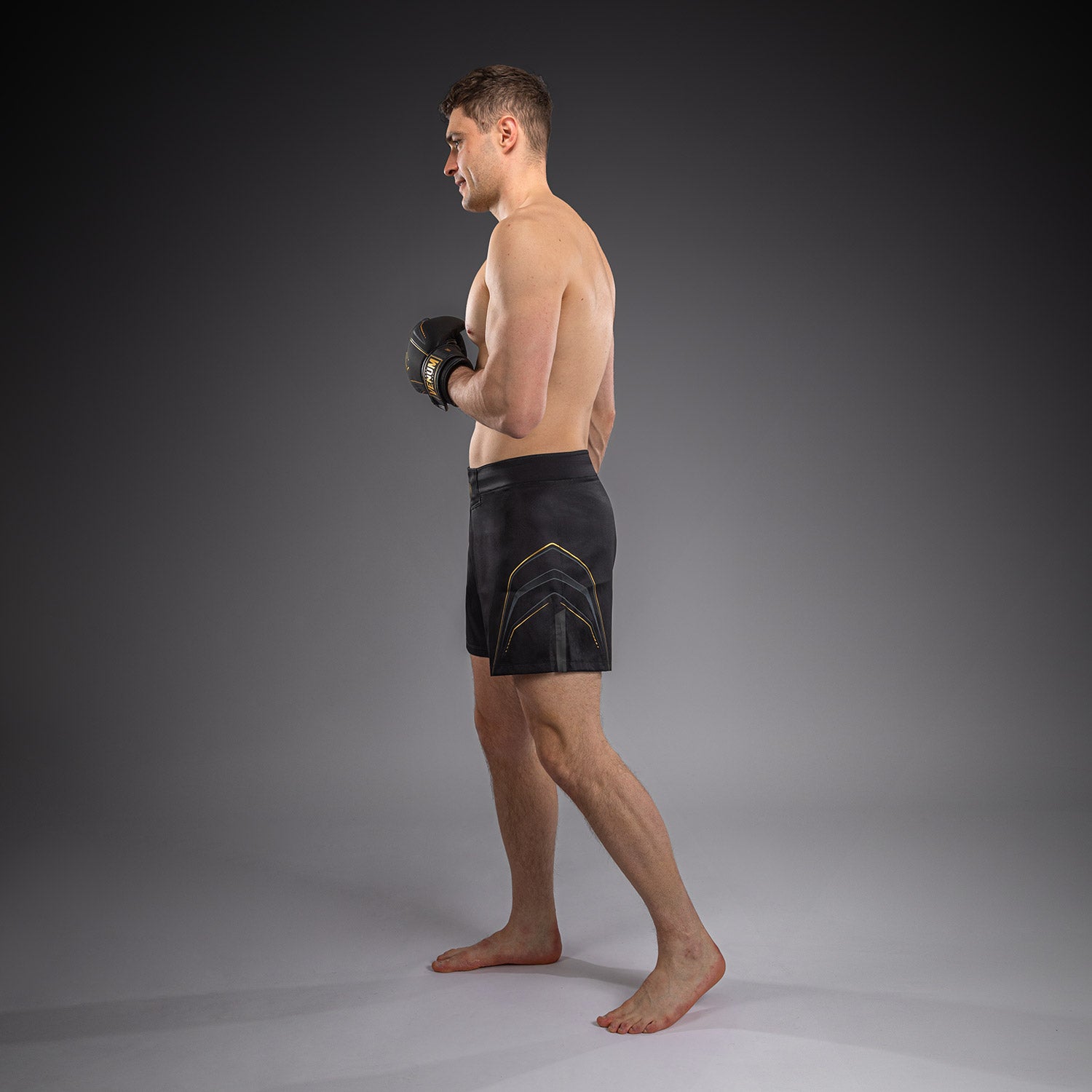 venum-streamline-fightshorts-schwarz-gold-herren-mma-shorts image 4