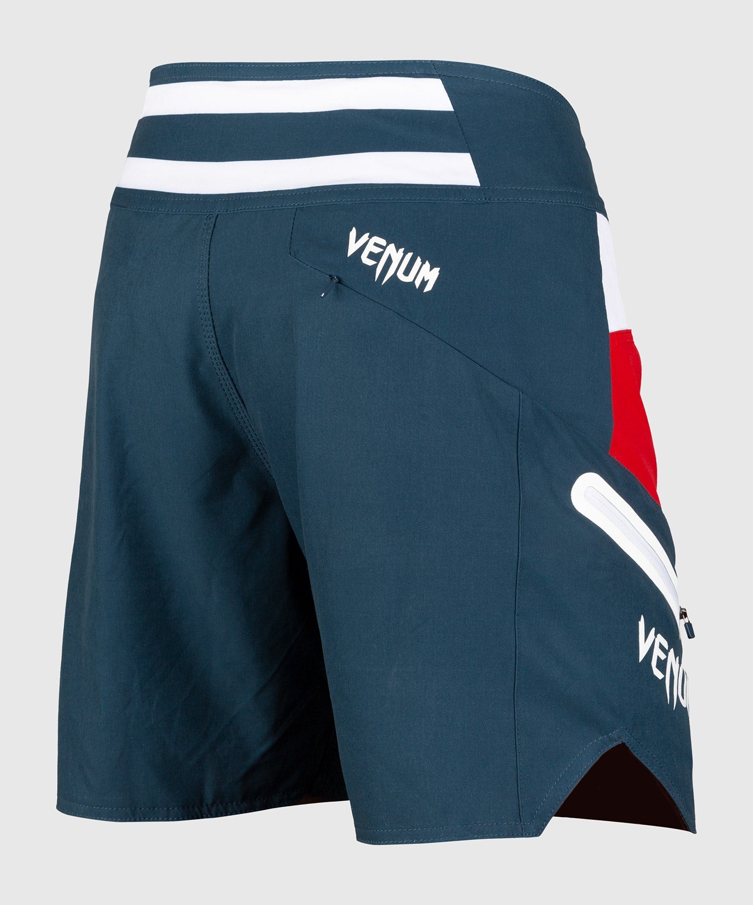 venum-cargo-badeshorts-herren-dunkelblau-himbeere-wei image 2