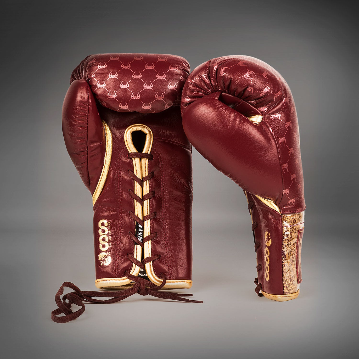 venum-coco-monogram-pro-boxhandschuhe-garnet-red image 2