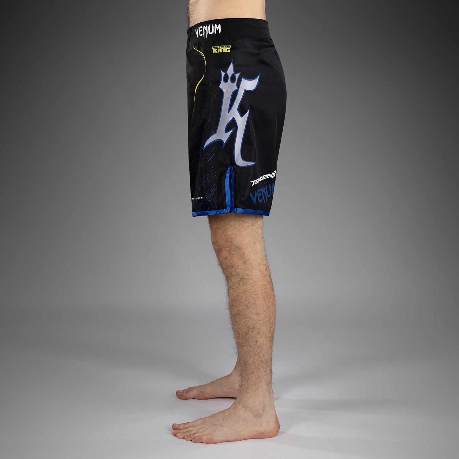 venum-x-tekken-8-king-fightshorts-schwarz-gelb image 3
