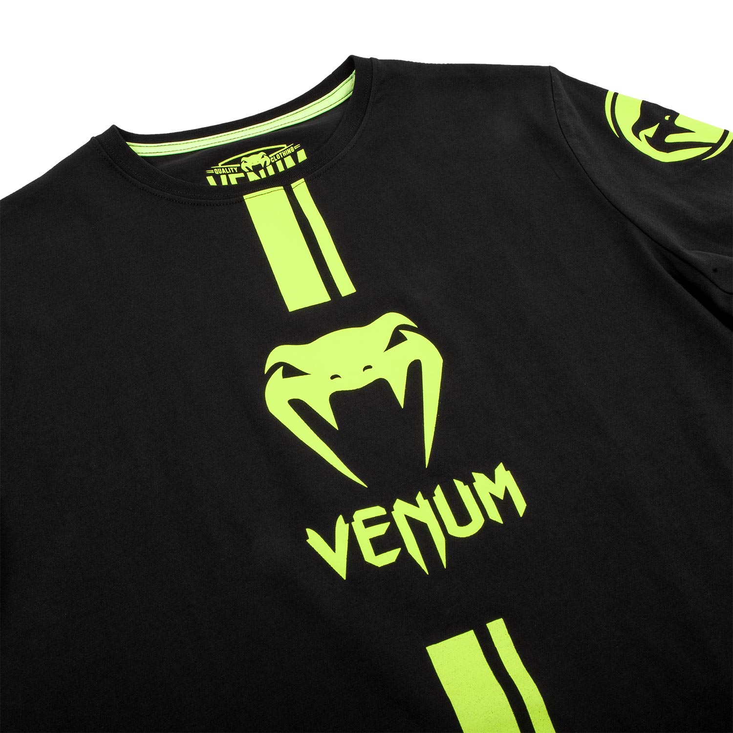 venum-logos-t-shirt-schwarz-neongelb image 6