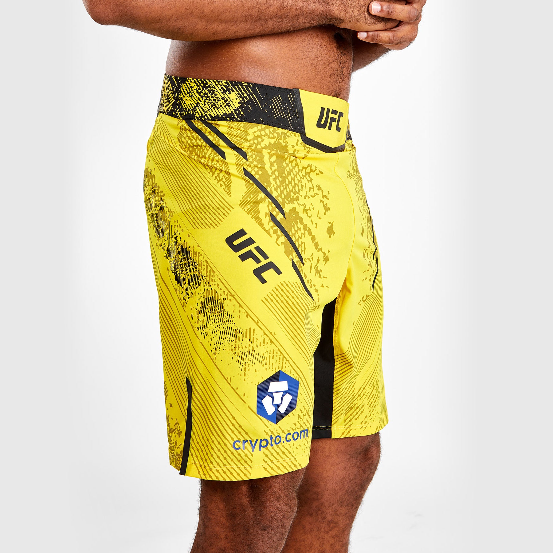 venum-ufc-adrenaline-authentic-fight-night-fight-short-lange-passform-gelb-herre image 4