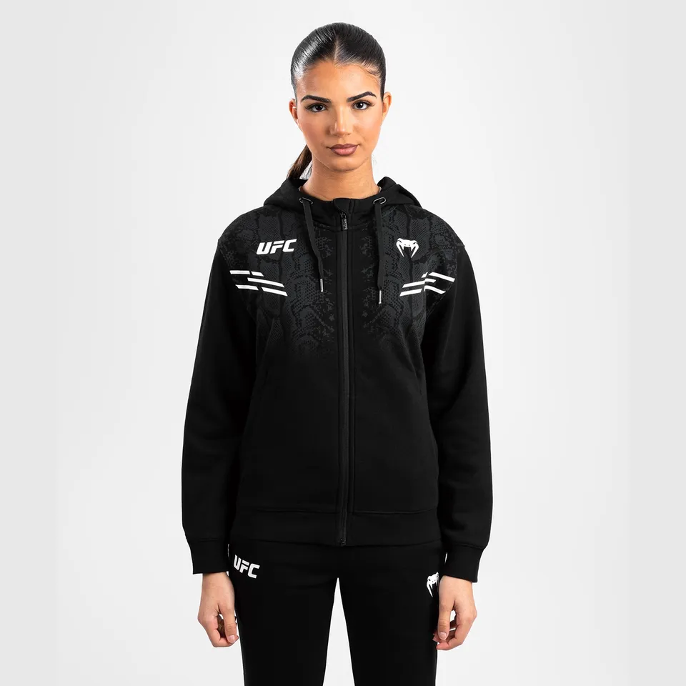 venum-ufc-adrenaline-replica-zip-hoodie-schwarz-damen image 1