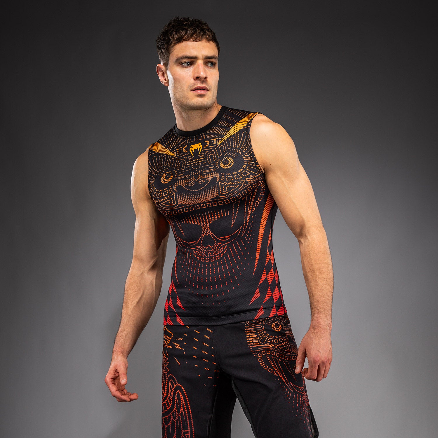 venum-quetzal-fury-rmelloses-rashguard-herren-schwarz-fury-rot image 3