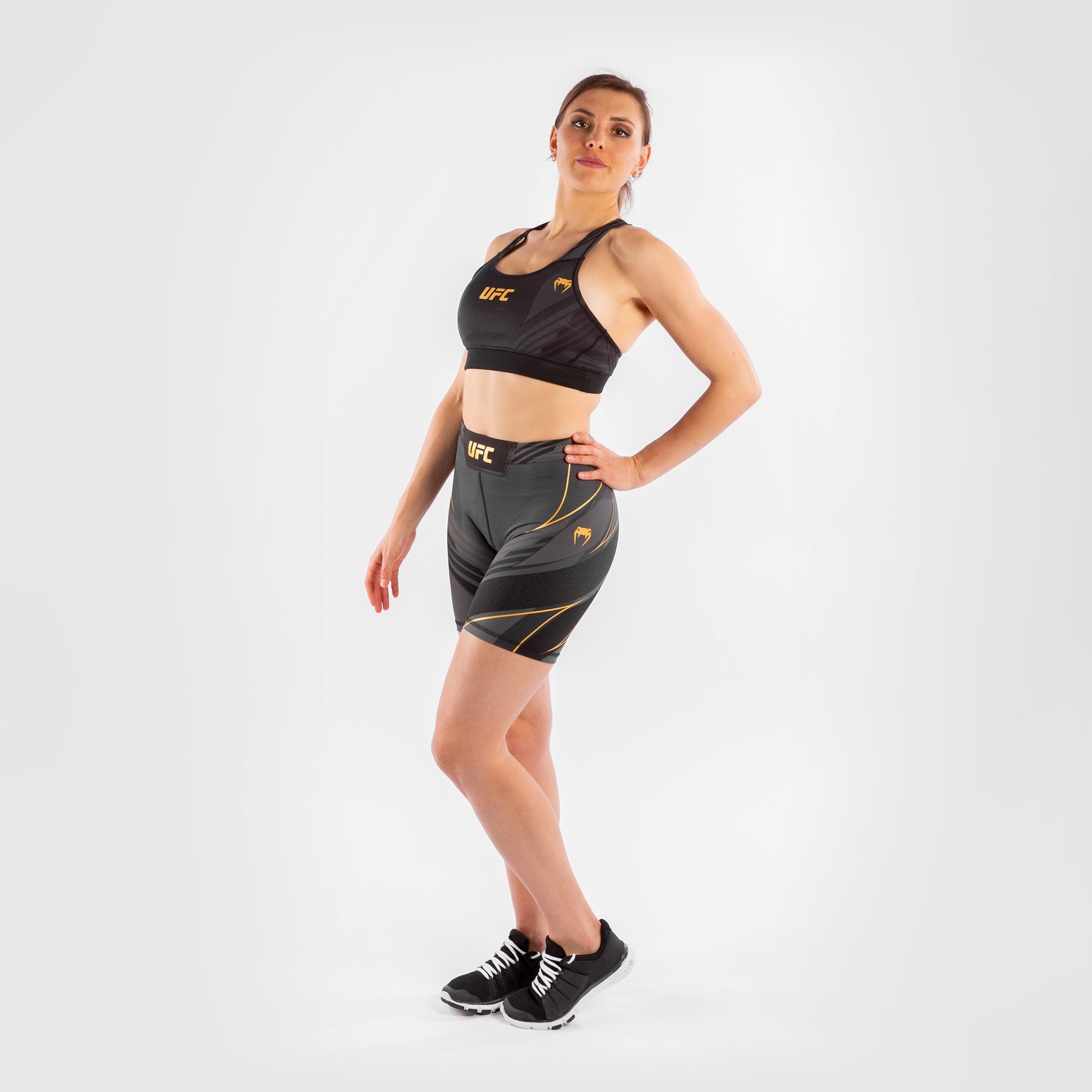 venum-ufc-authentic-fight-night-damen-vale-tudo-shorts-long-fit-champion-schwarz image 7