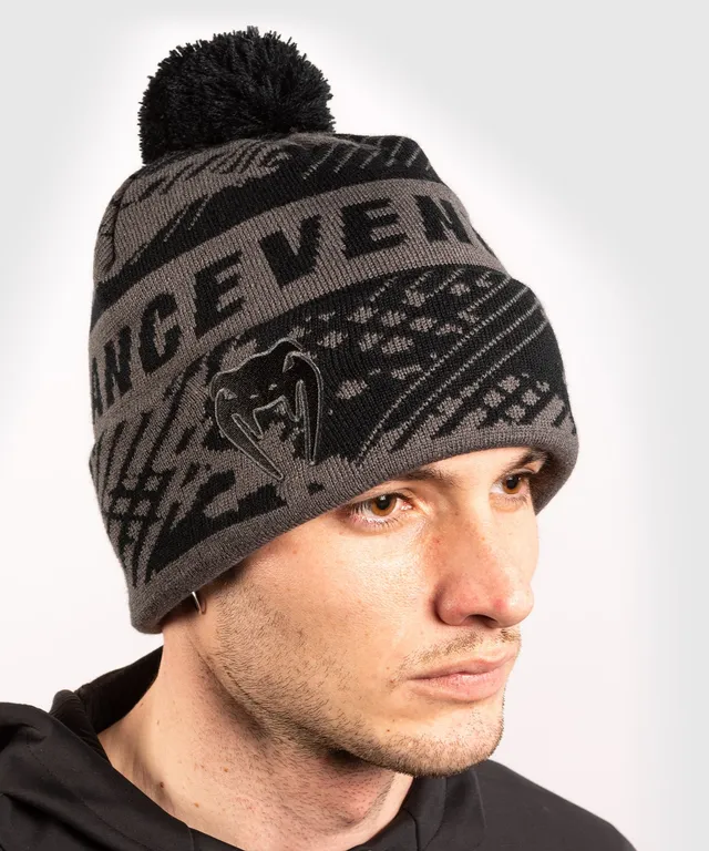venum-performance-beanie-grau-schwarz-unisex image 1